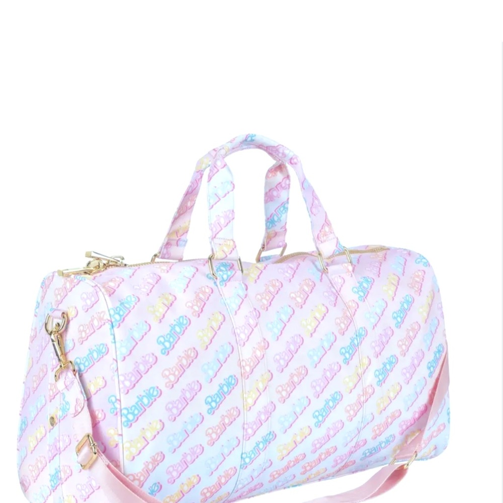 COPY - STONEY CLOVER LANE X BARBIE CHASING RAINBOWS NWT LARGE DUFFLE